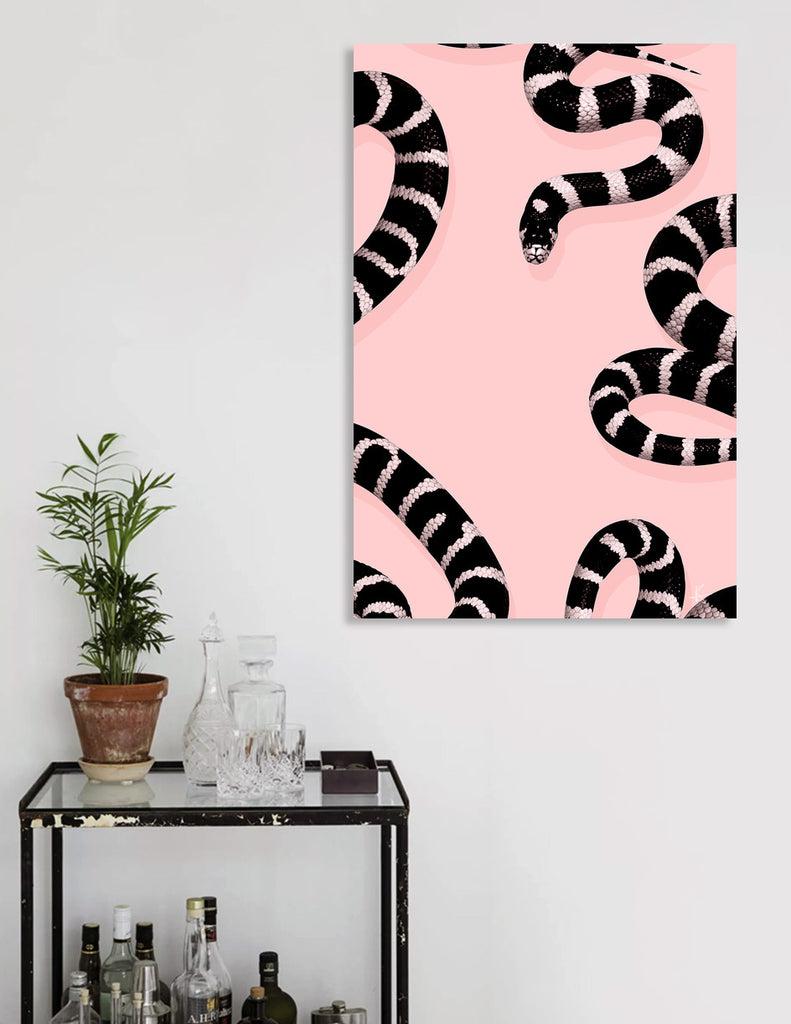 Curioos Snake Pink