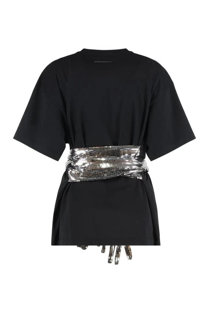 MM6 MM6 Maison Margiela Cotton T-Shirt With Gloves 2