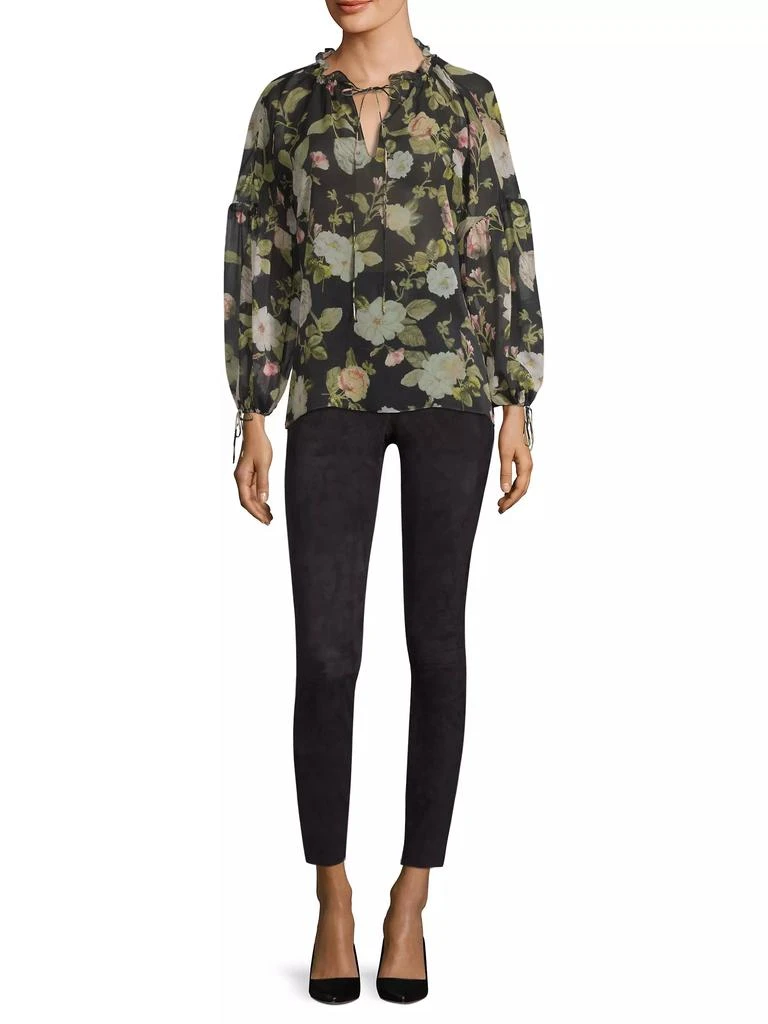 Alice + Olivia Maddox Suede Leggings 2