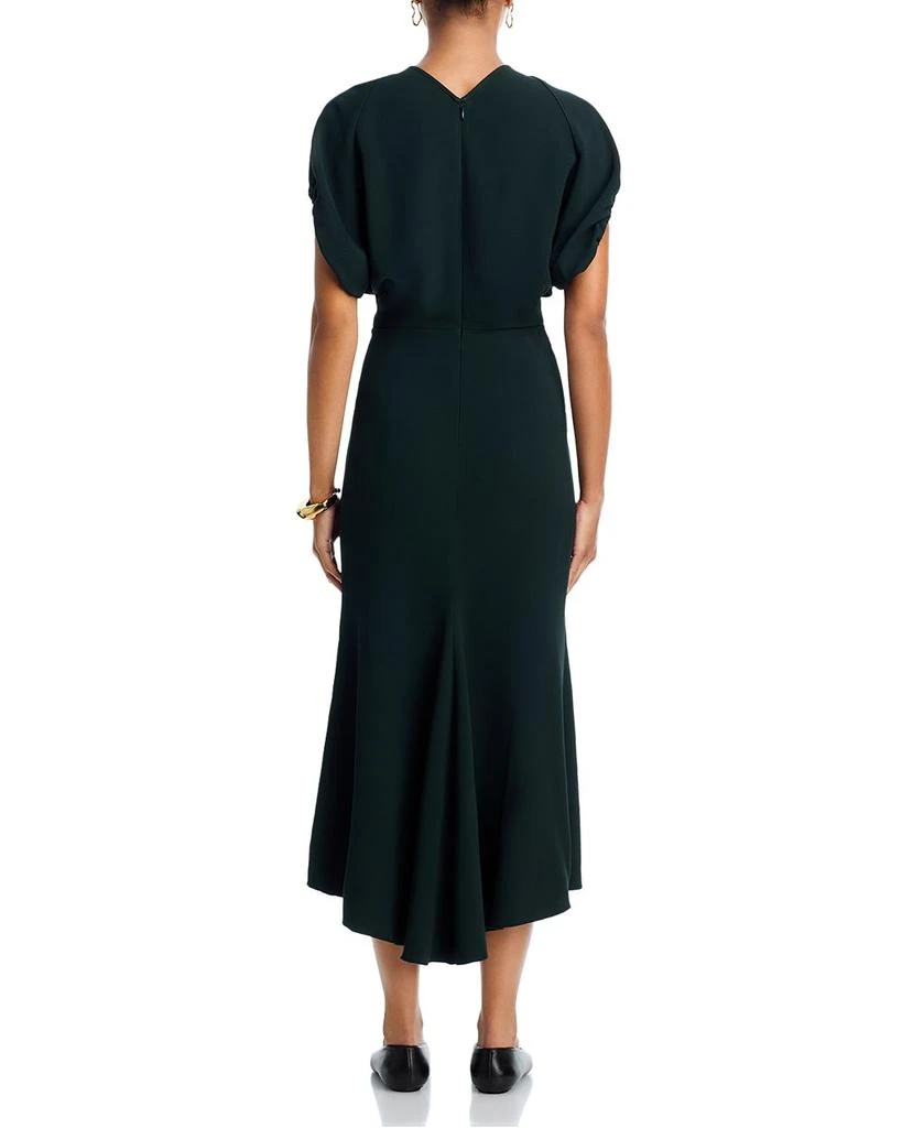 Victoria Beckham Blouson Midi Dress 4
