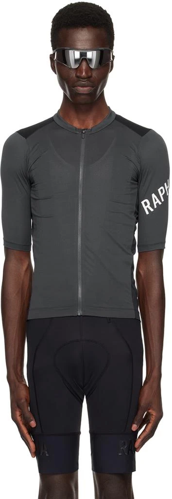 Rapha Gray & Navy Training T-Shirt 1