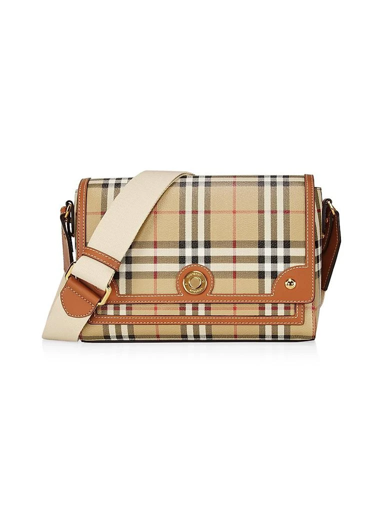 Burberry Note Check Crossbody Bag 1