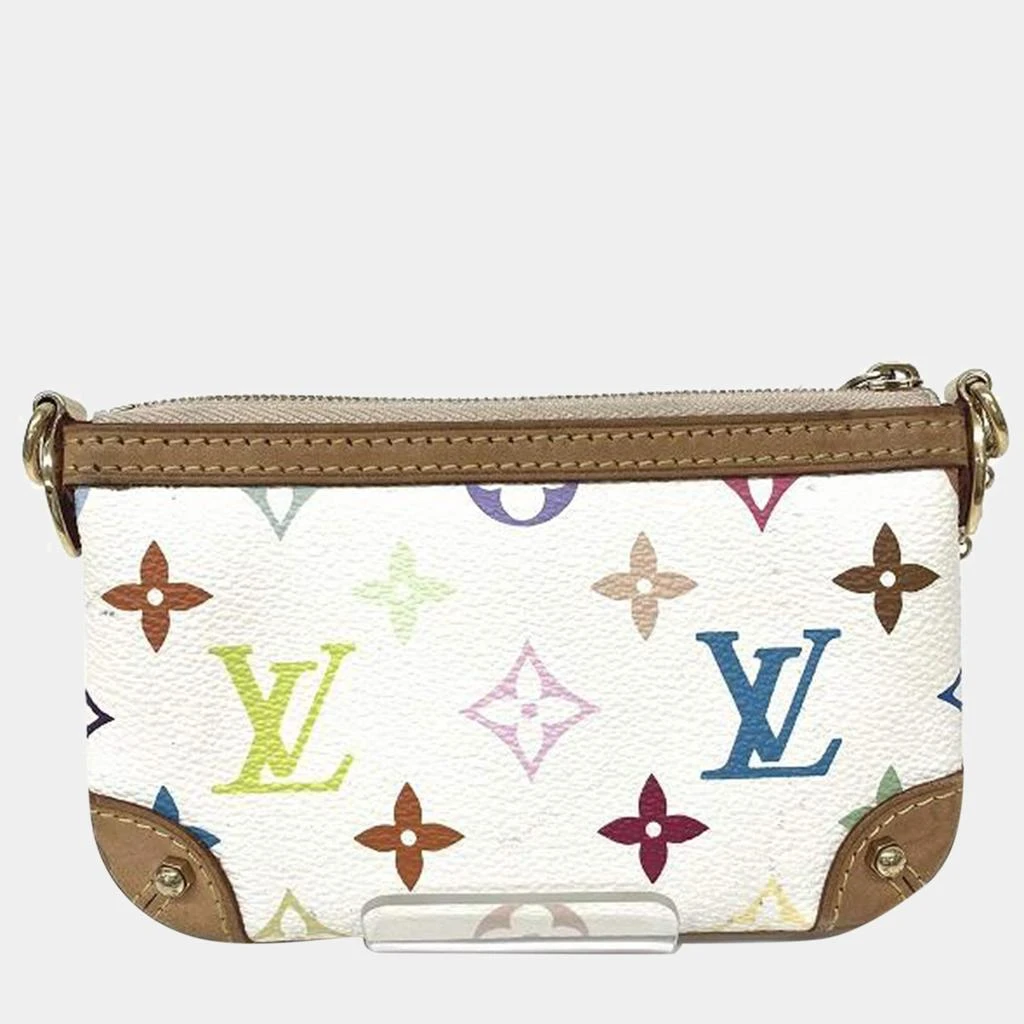 Louis Vuitton Louis Vuitton Multicolor Canvas Monogram Multicolor Pochette Milla PM  Coin Case 2