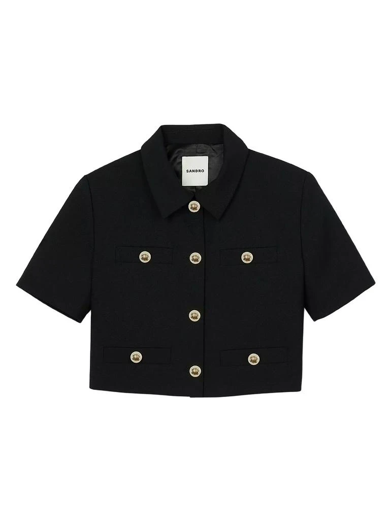 Sandro Short-Sleeved Jacket 1