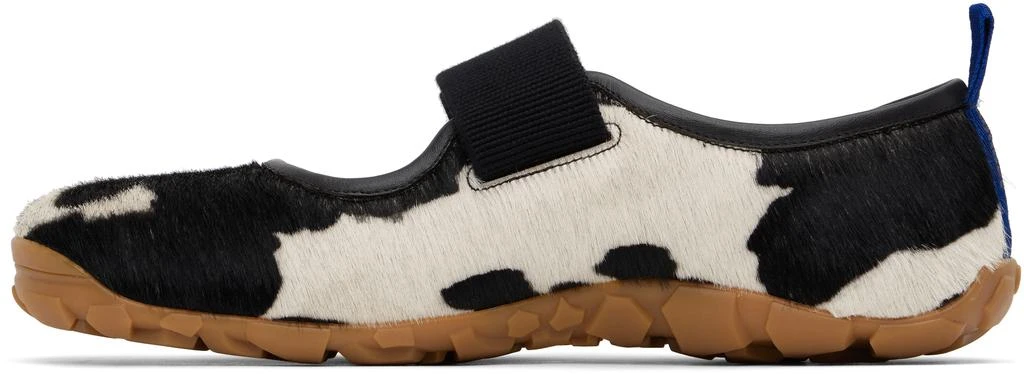 WALES BONNER Black & Off-White Mary Jane Flat Sneakers 3