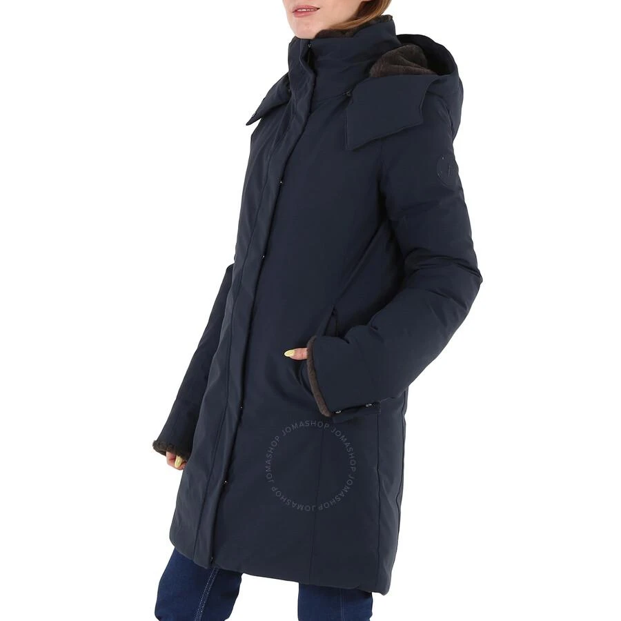 Save The Duck Ladies Samantha Hooded Faux Fur Trim Coat 3