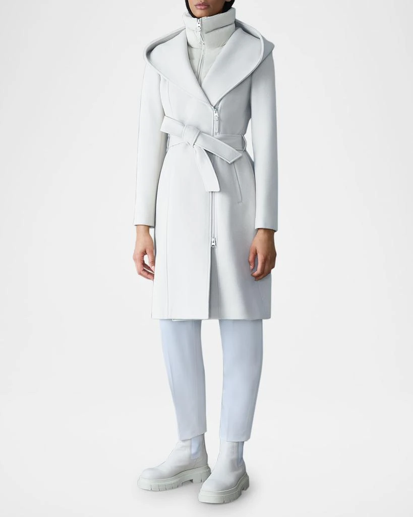 Mackage Shia 2-in-1 Double-Face Wool Coat with Removable Bib 2