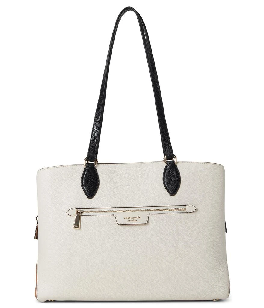 Kate Spade Hudson Colorblocked Pebbled Leather Work Tote 1