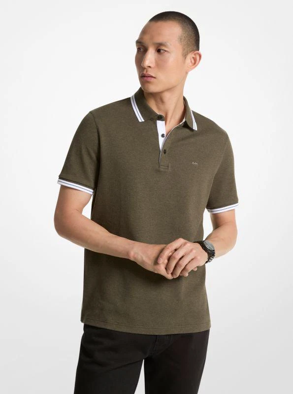 michael_kors Greenwich Cotton Polo Shirt 1