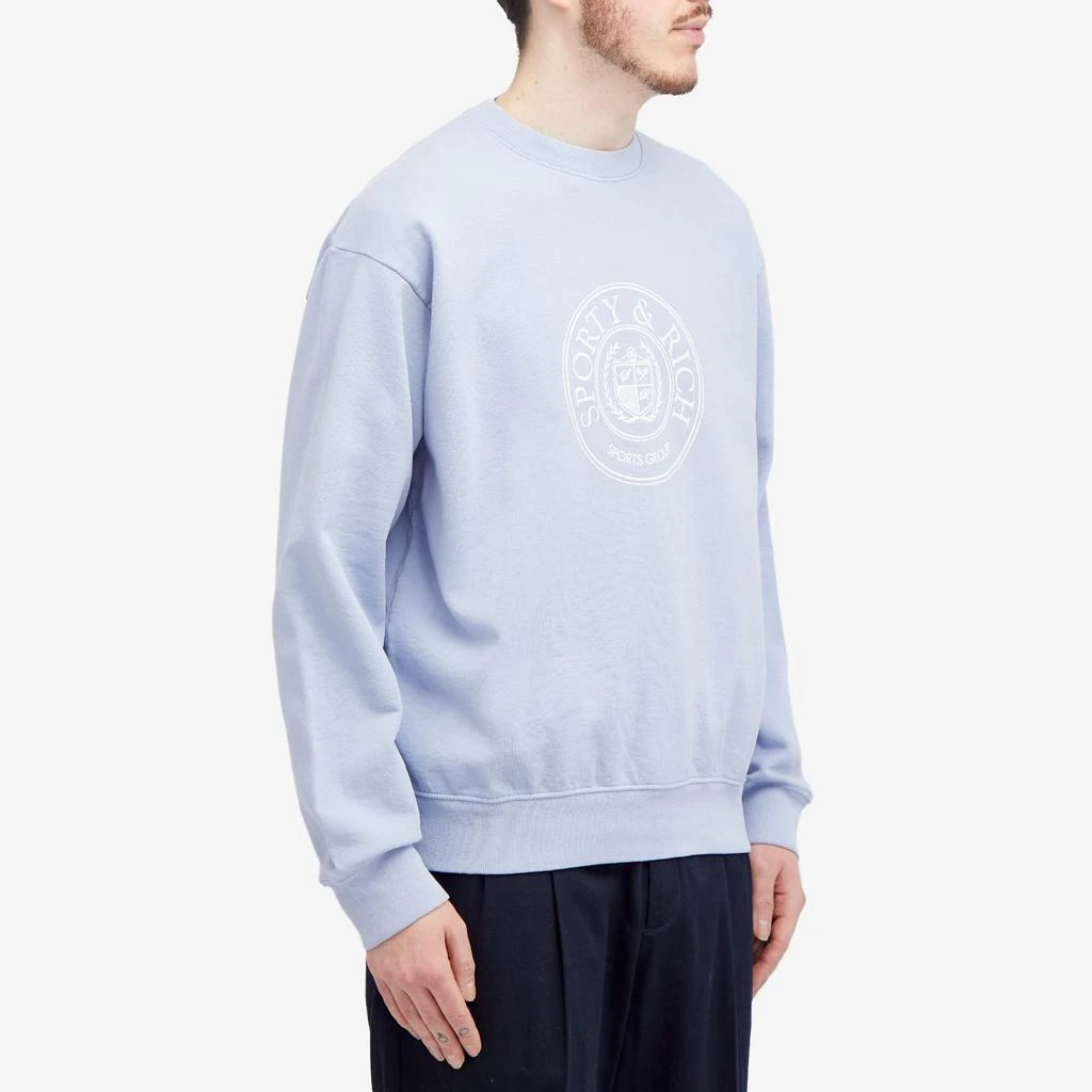 Sporty & Rich Sporty & Rich Conneticut Crest Crew Sweat 2