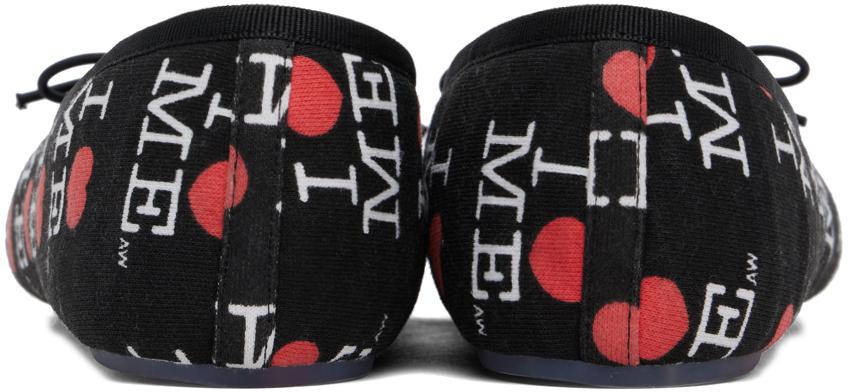 Ashley Williams Black 'I Heart Me' Melody Ballerina Flats