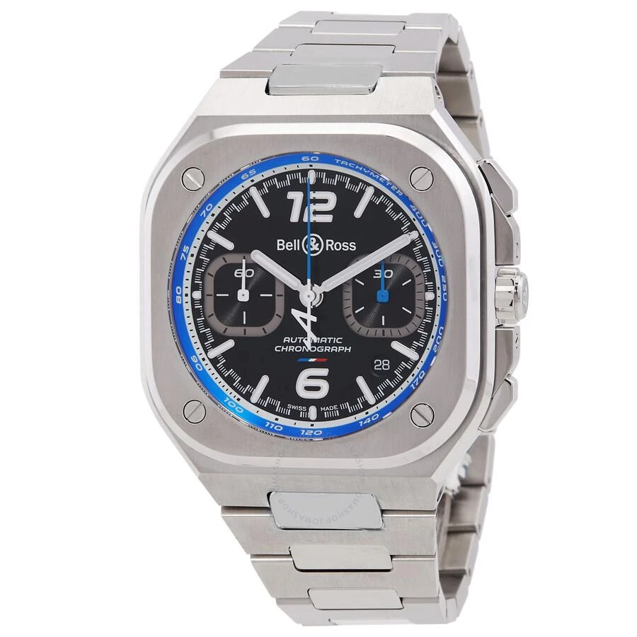Bell And Ross Bell and Ross Urban Chronograph Automatic Black Dial Men's Watch BR05C-A523-ST/SST 1