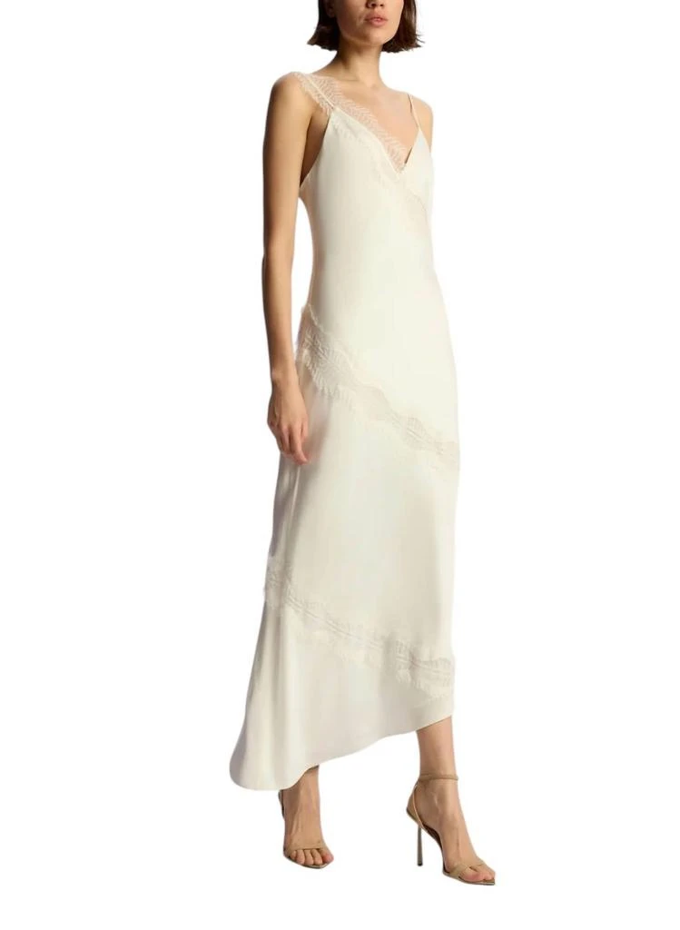 A.L.C. Soleil Lace Midi Dress In Off White 3