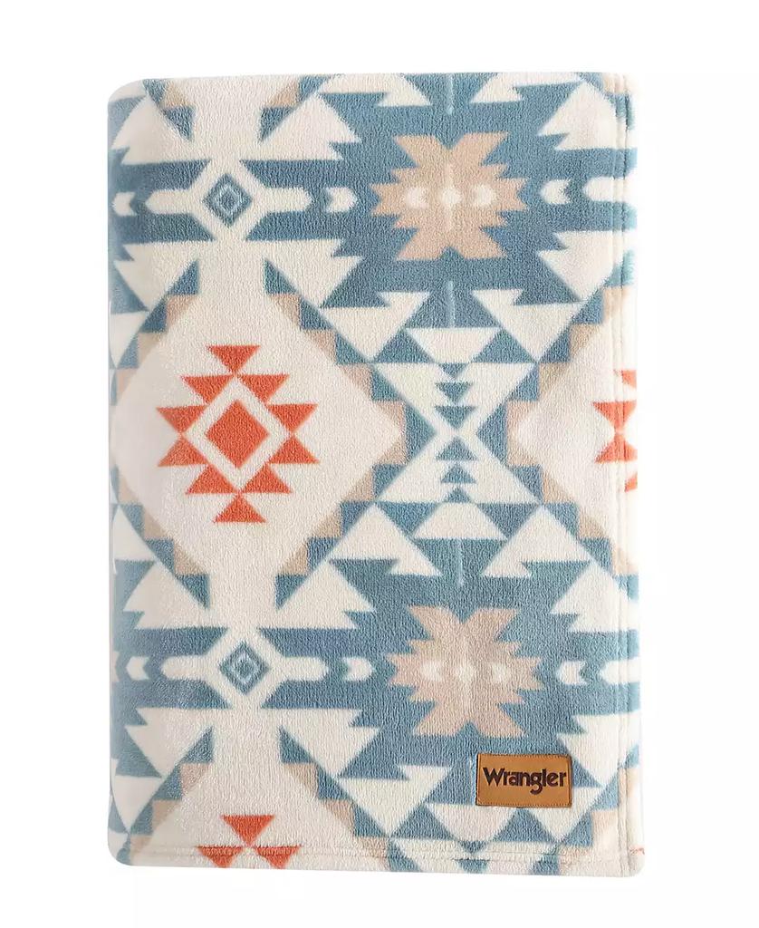Wrangler Dakota Ultra Soft Plush Fleece Blanket