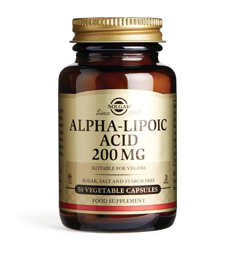 Solgar Alpha-Lipoic Acid 200mg (50 Vegetable Capsules) 1