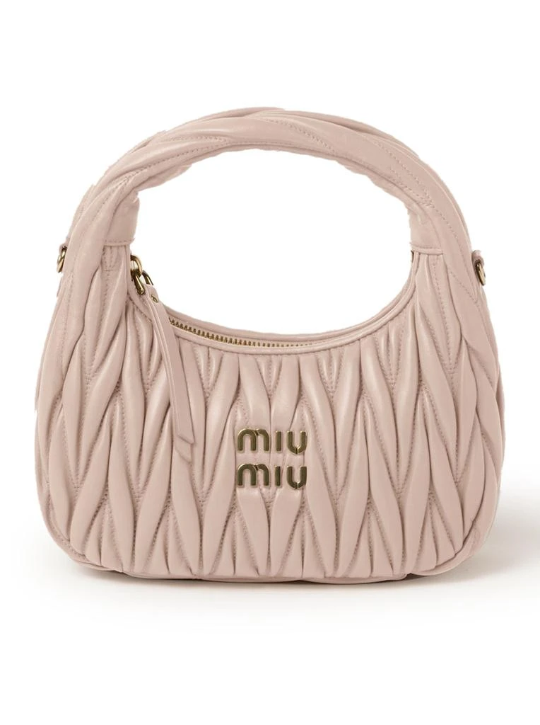 Miu Miu Wander hobo bag in quilted nappa 1
