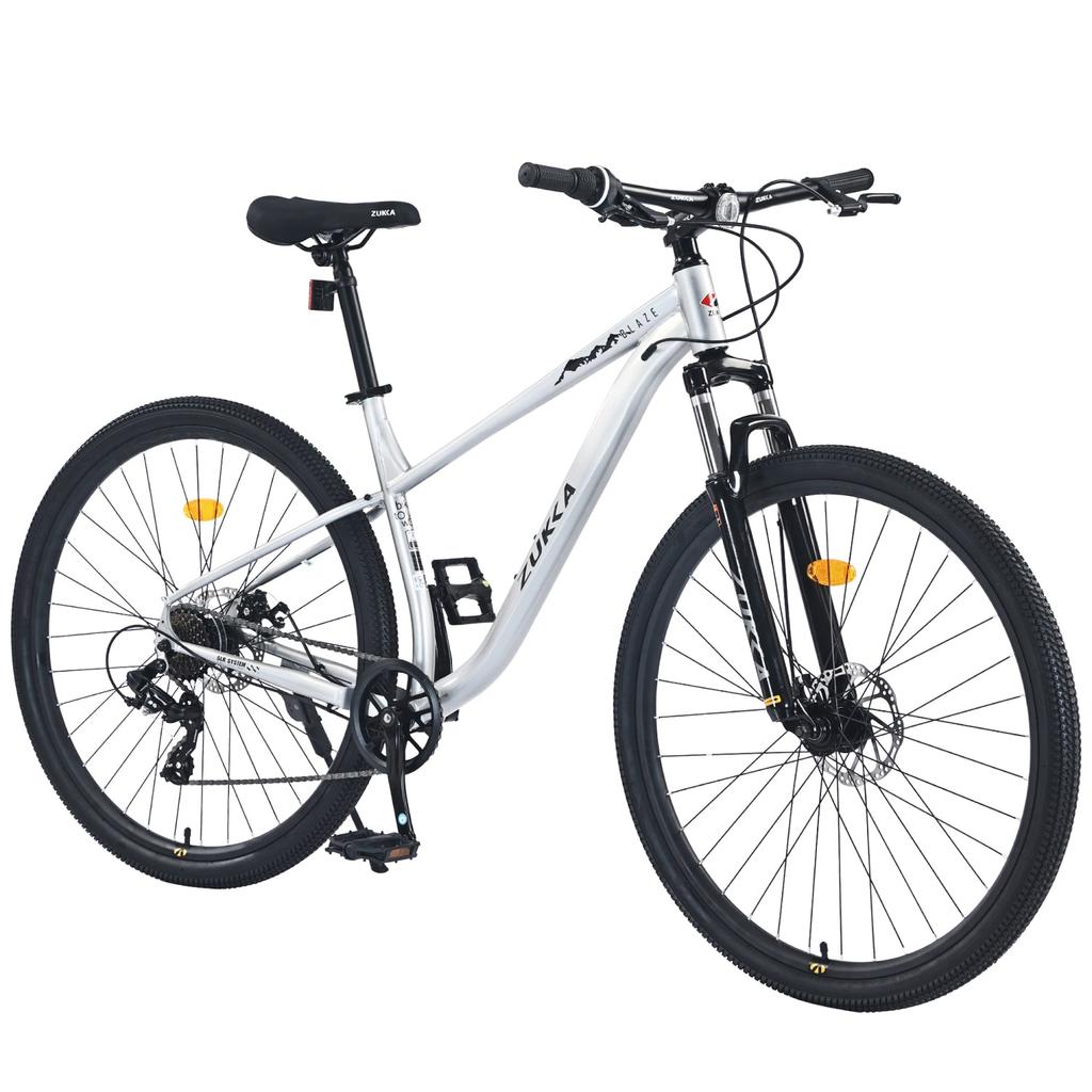 Streamdale Furniture Streamdale 29 Inch Wheels 8 Speed Mountain Bike, for Men Women Boys and Girls, Front Suspension, Steel Frame