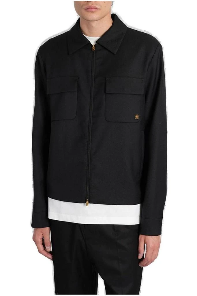 AMIRI Amiri Logo Plaque Zip-Up Jacket 1