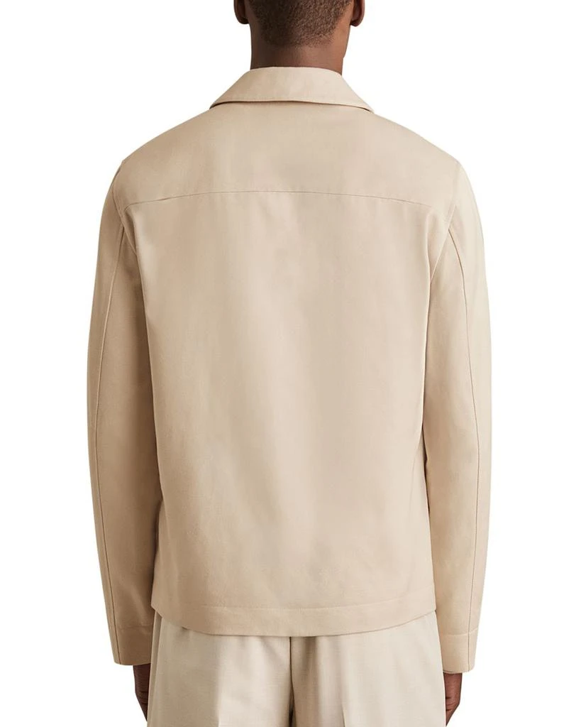 REISS Preach Regular Fit Twill Trucker Jacket 3
