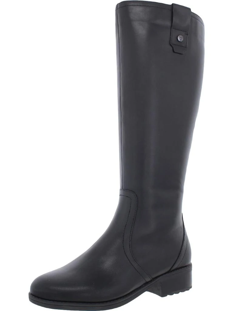 Easy Spirit Rhonda Womens Leather Block heel Knee-High Boots 5