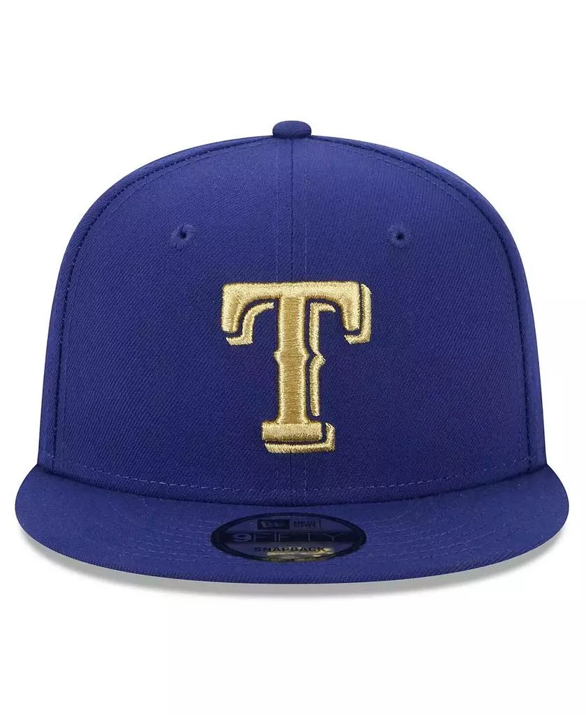 New Era Men's Royal Texas Rangers 2024 Gold Collection 9FIFTY Snapback Hat 2