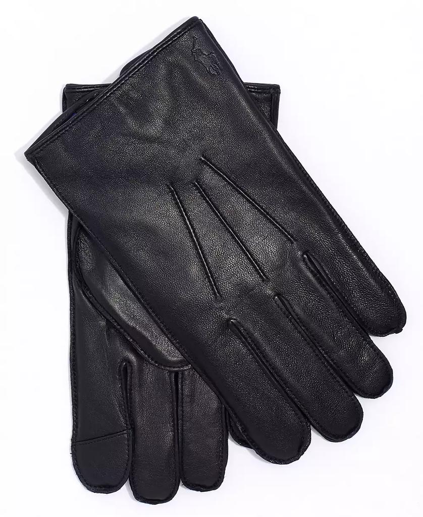 Ralph Lauren Men's Water-Repellant Leather Gloves