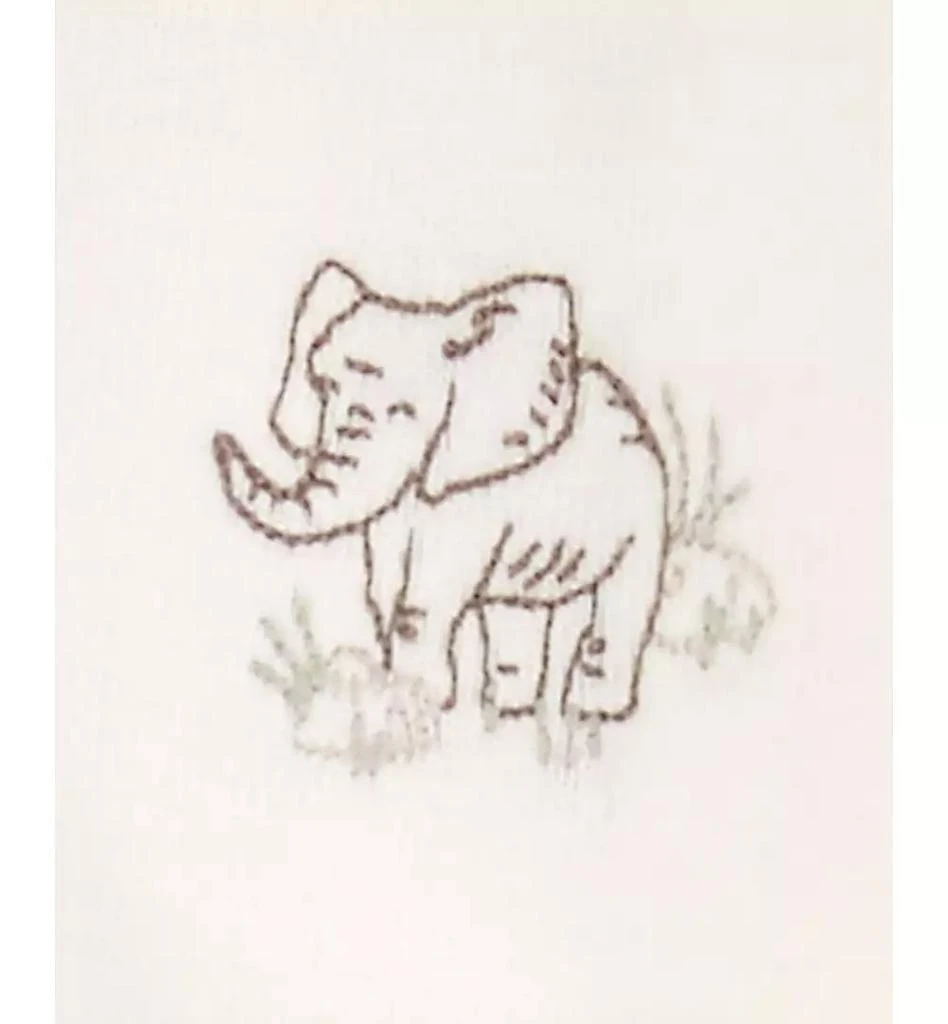 Carter's Baby Cotton Elephant Little Jacket, Striped Bodysuit & Printed Pants, 3 Piece Set 3