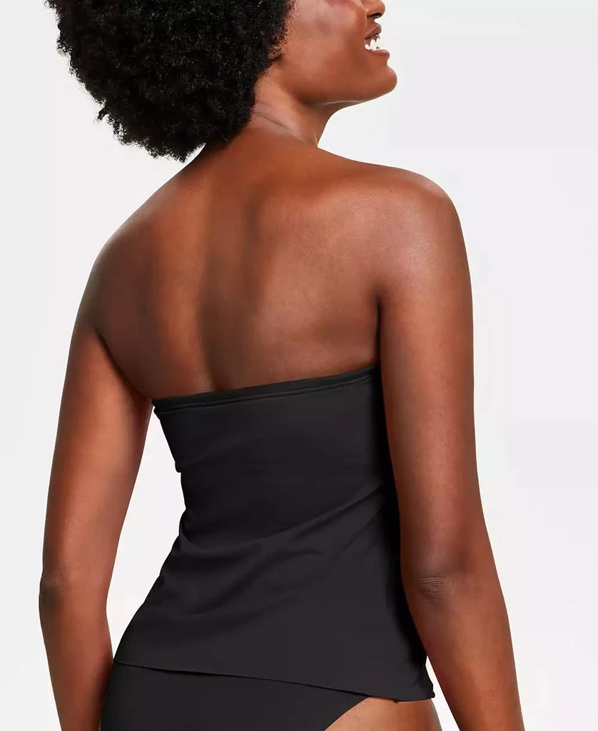 Vince Camuto Strapless Draped Tankini Top 2