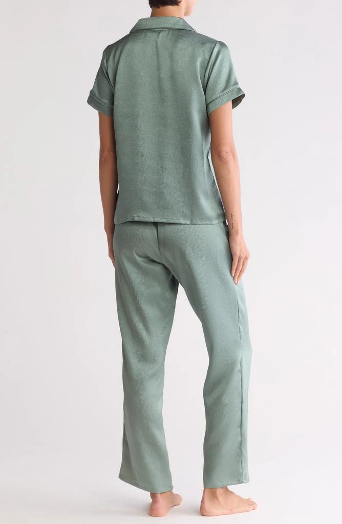 Nicole Miller Hammered Satin Pajamas 2