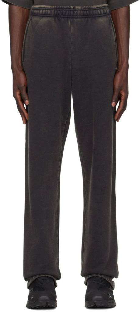 Entire Studios Black Straight-Leg Sweatpants 1