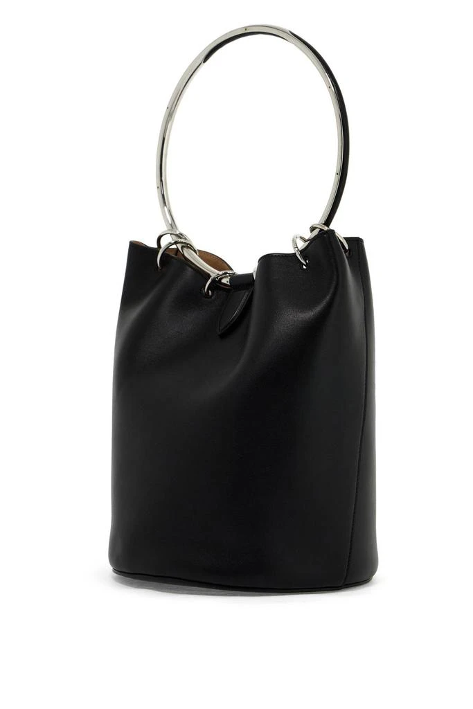 Alaia leather ring bucket bag with lar design 2