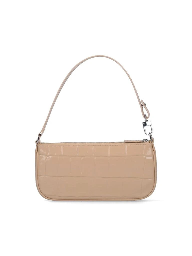 By Far By Far Rachel Embossed Zipped Shoulder Bag 2