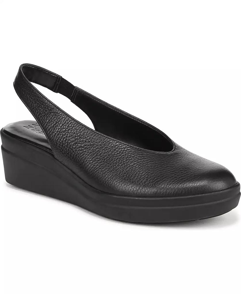 Naturalizer Women's Sutton Closed Almond Toe Slingback Wedges