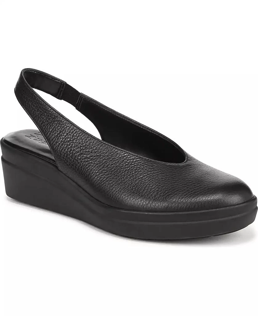 Naturalizer Women's Sutton Closed Almond Toe Slingback Wedges 1