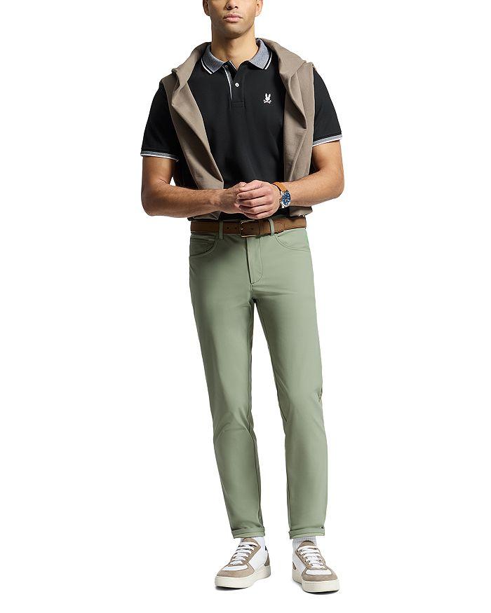 Psycho Bunny Evandale Regular Fit Oxford Collar Pique Polo