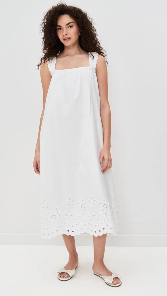 Pixie Market Cotton Eyelet Midi Dress 1