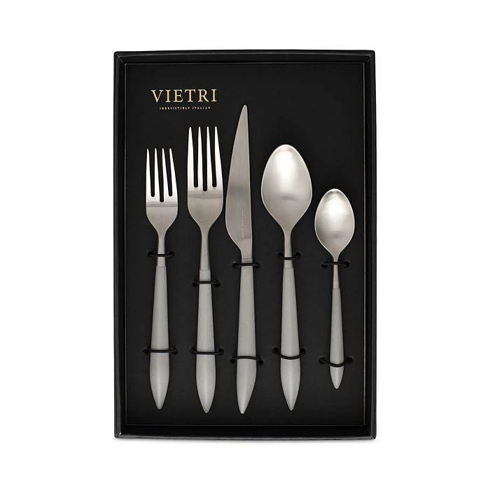 VIETRI Ares Argento
Light Gray Five-Piece Place Setting – Set of 4