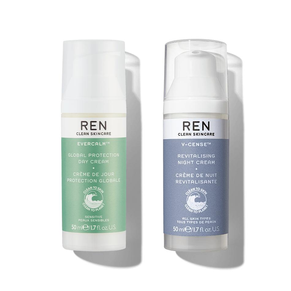 REN Clean Skincare Day & Night Moisturizer Duo