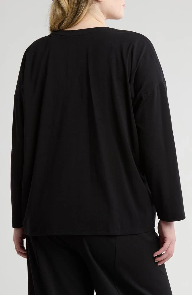 Eileen Fisher Crewneck Boxy Top 2