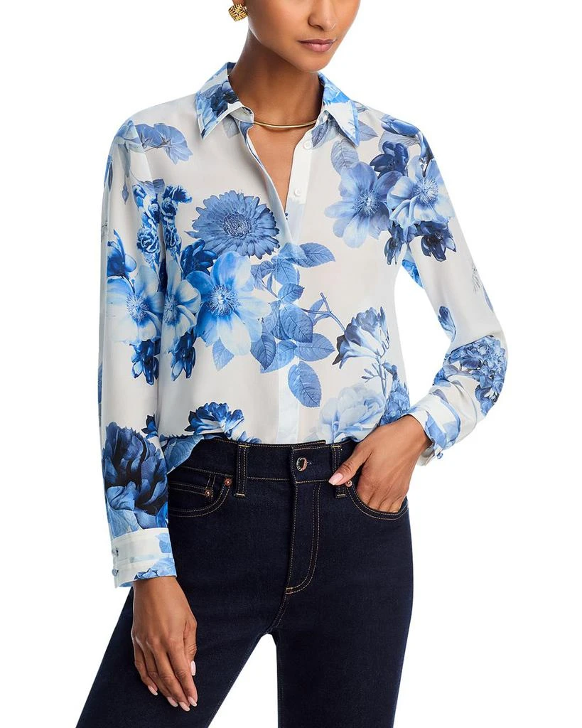 Alice + Olivia Willa Silk Shirt 1