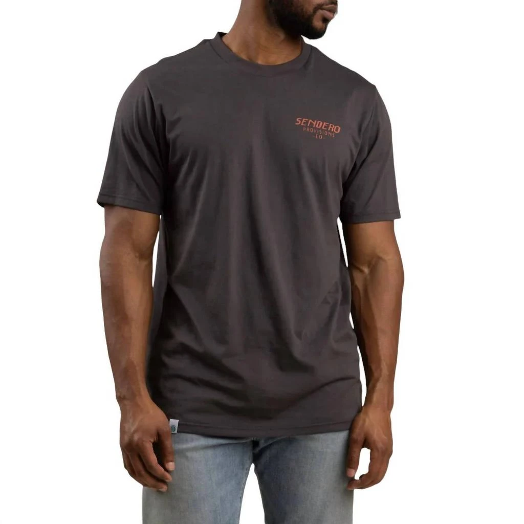 Sendero Provisions Co. Triceratops T-Shirt In Vintage Black 1