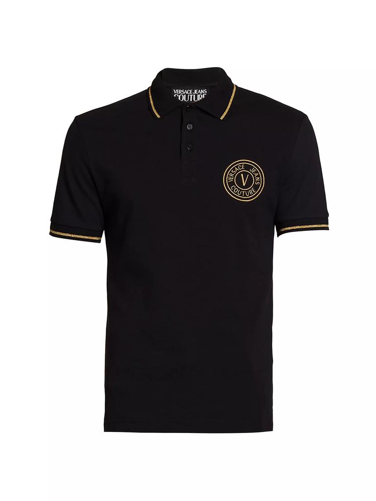 Versace Jeans Couture Logo Cotton Polo Shirt