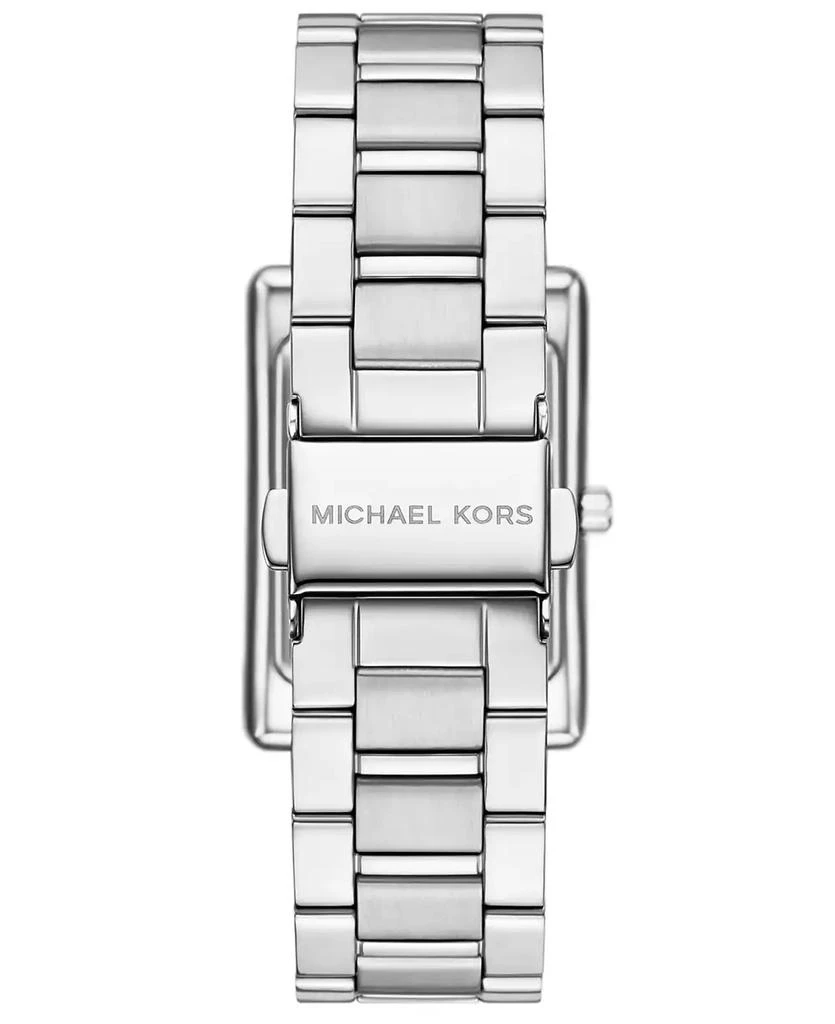 Michael Kors Women's Essex Silver-Tone Stainless Steel Watch, 26x36mm 3