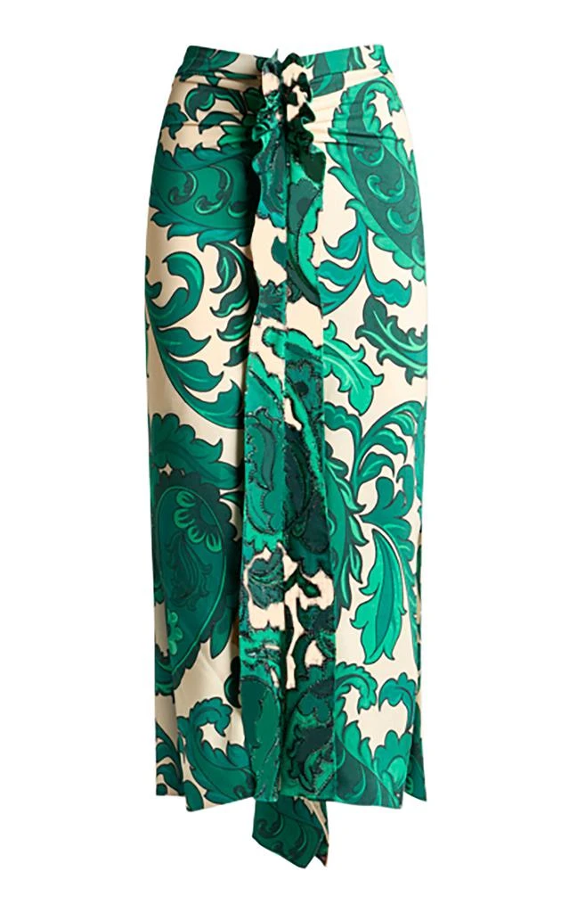 ETRO Etro Draped Jersey Midi Skirt - Moda Operandi 1