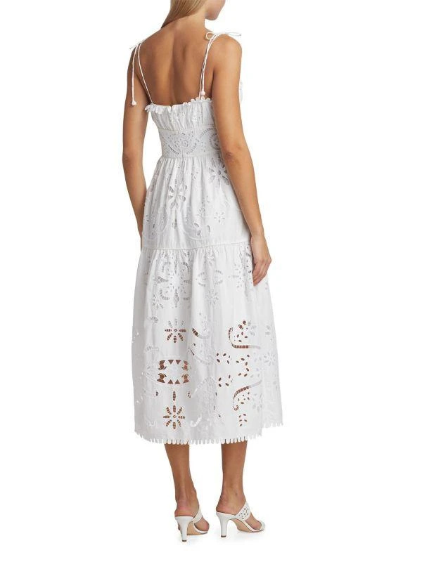 Sea Liat Eyelet Embroidered Midi-Dress 2