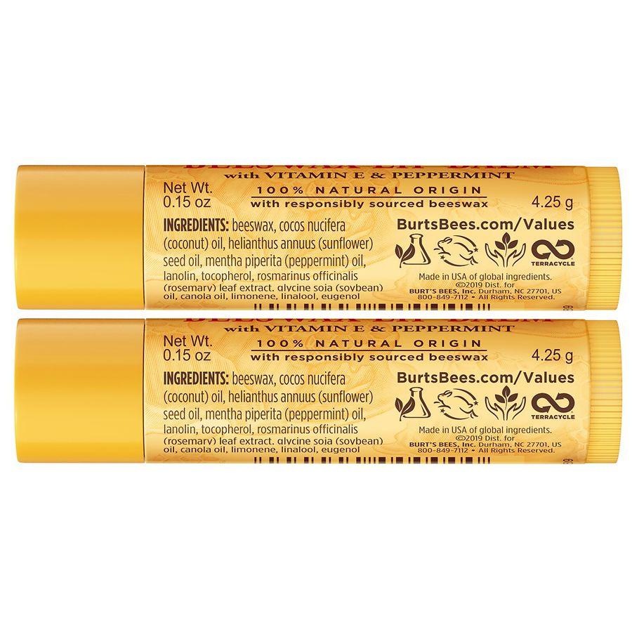 Burt's Bees 100% Natural Origin Moisturizing Lip Balm Original Beeswax