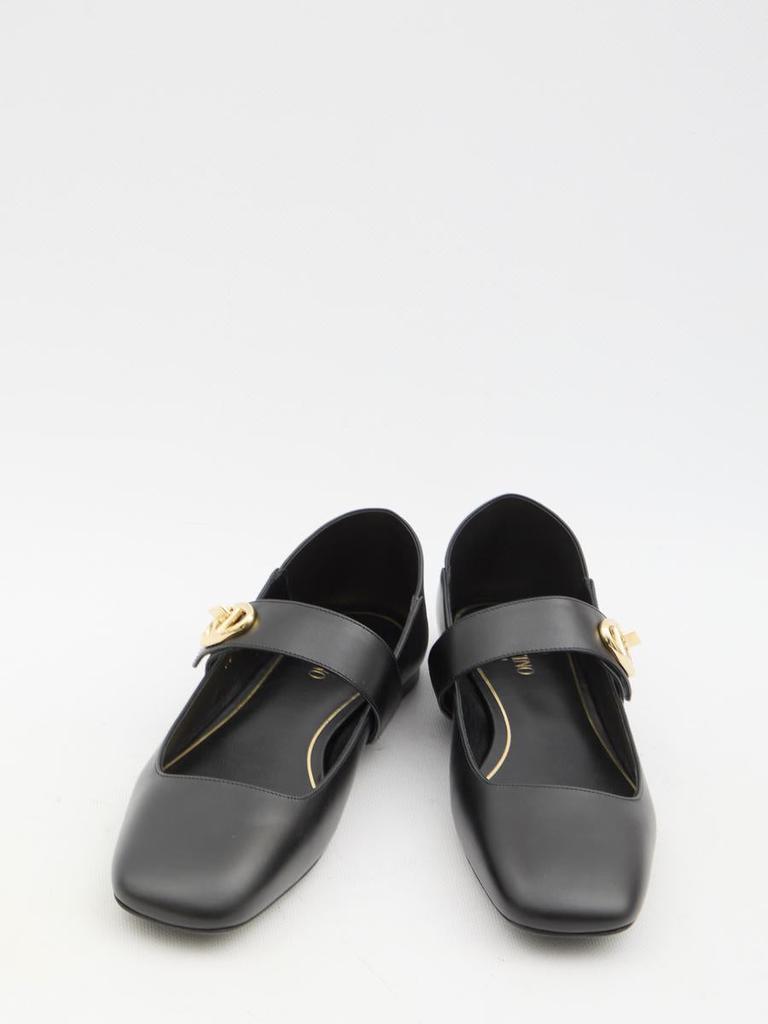 Valentino Vlogo Locker Ballerinas - Shoes - BeyondStyle