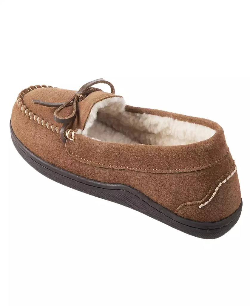 Isotoner Signature Women's Sage Genuine Suede Moccasin Slippers 6