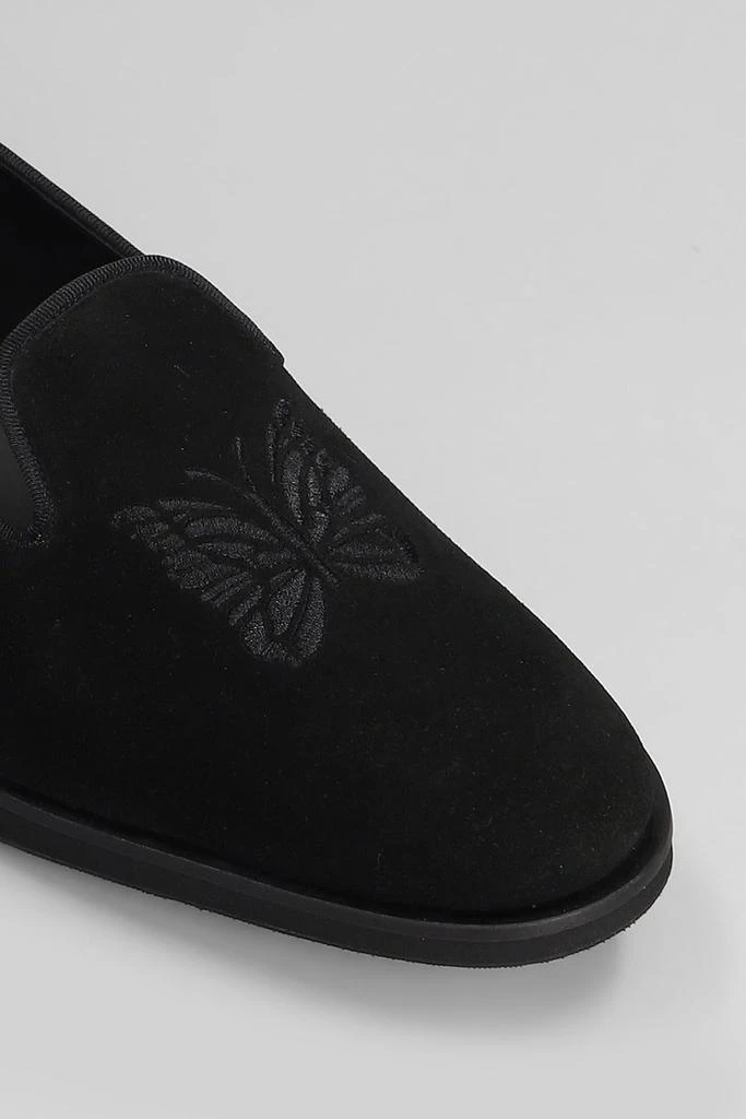 Needles Needles Motif Embroidered Loafers 5