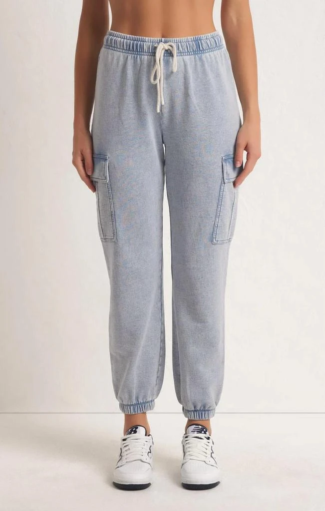 Z Supply Z Supply - Tempo Knit Denim Jogger Pants 1
